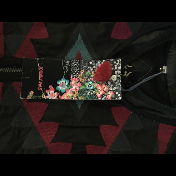 Biya by Johnny Was Zipper Elaile Vest in Wild West M NWT - Picture 4 of 4